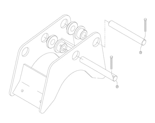 HP 35 (Serial Number 350485-350749) Mounting Pin Kit Assembly Parts