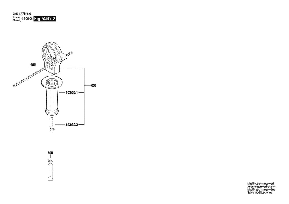HD19-2  Bosch 1 Bosch Hammer Drill Parts Diagram