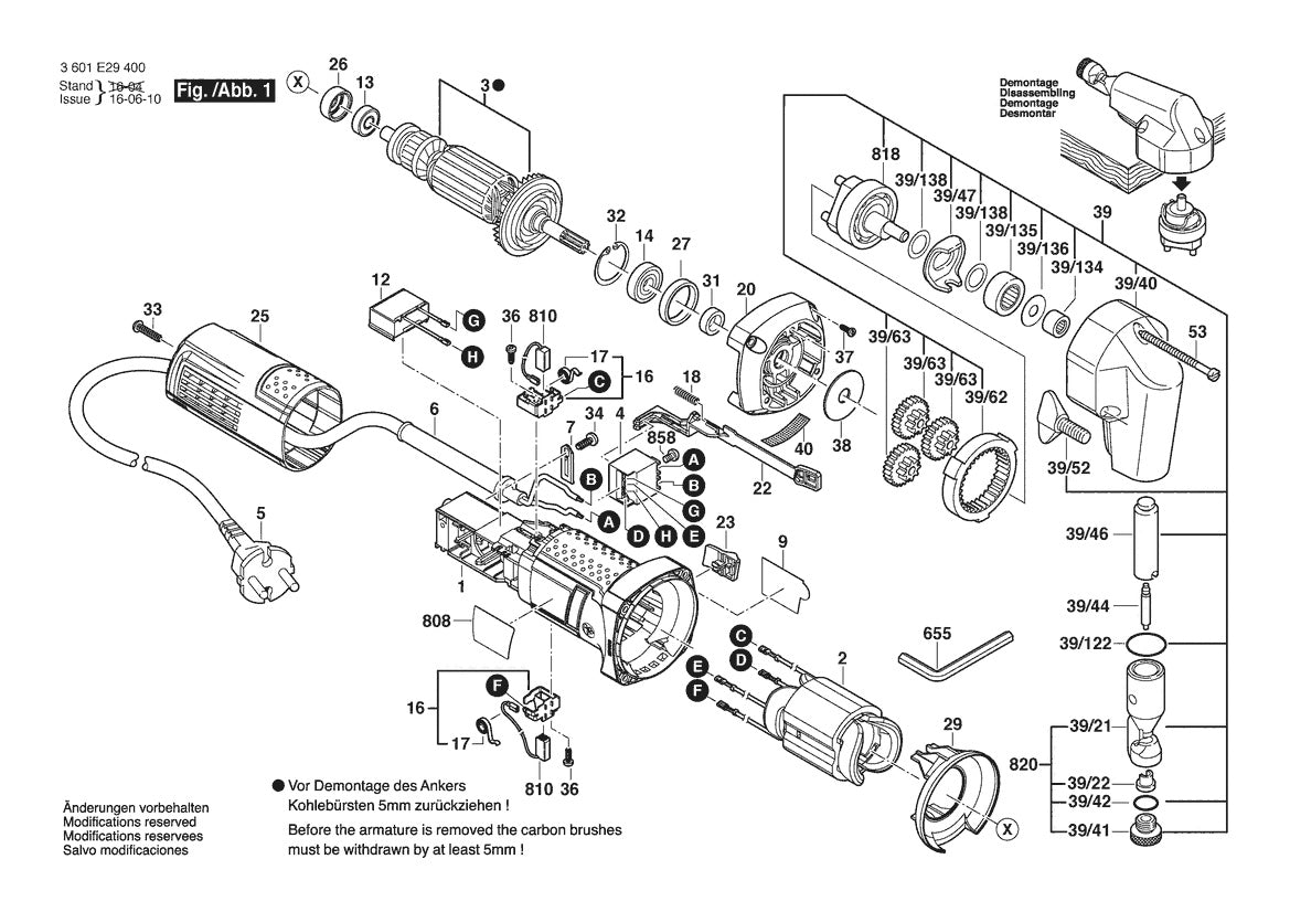3601E29400 Bosch Nibbler Parts Diagram