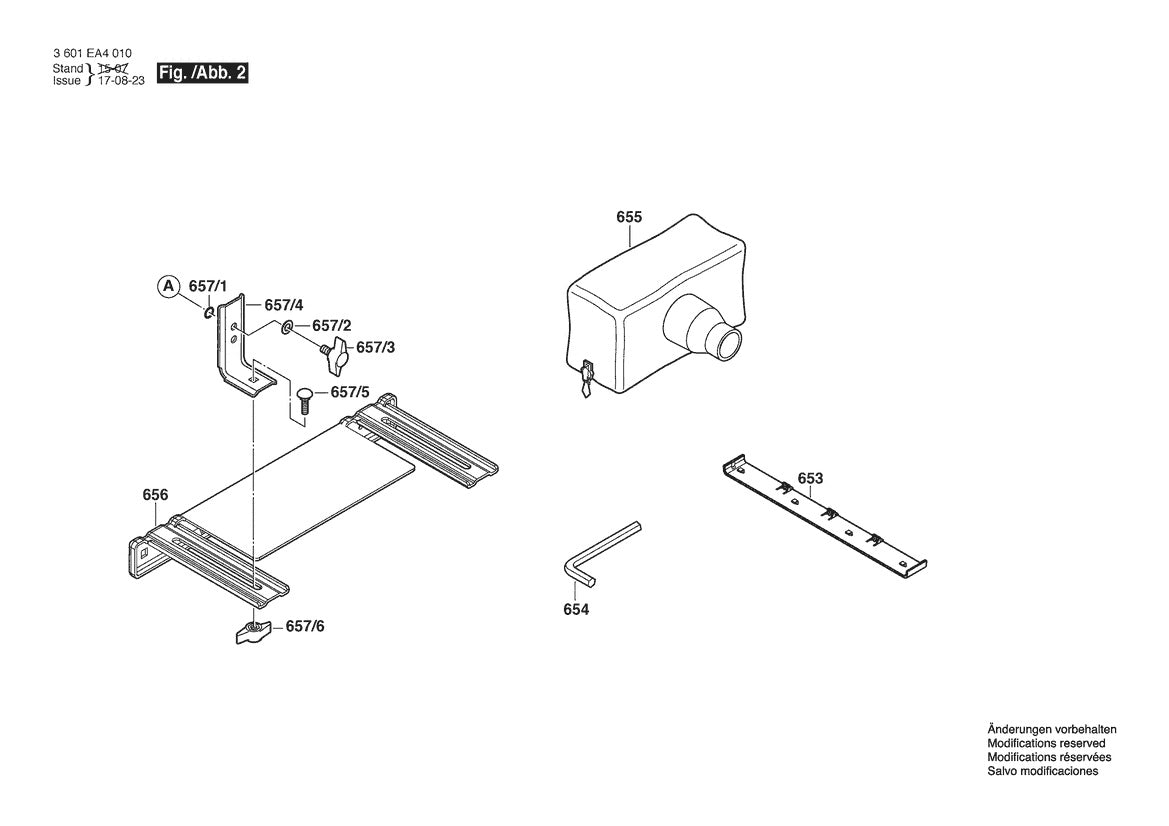 3601EA4010 Bosch Planer Parts Diagram