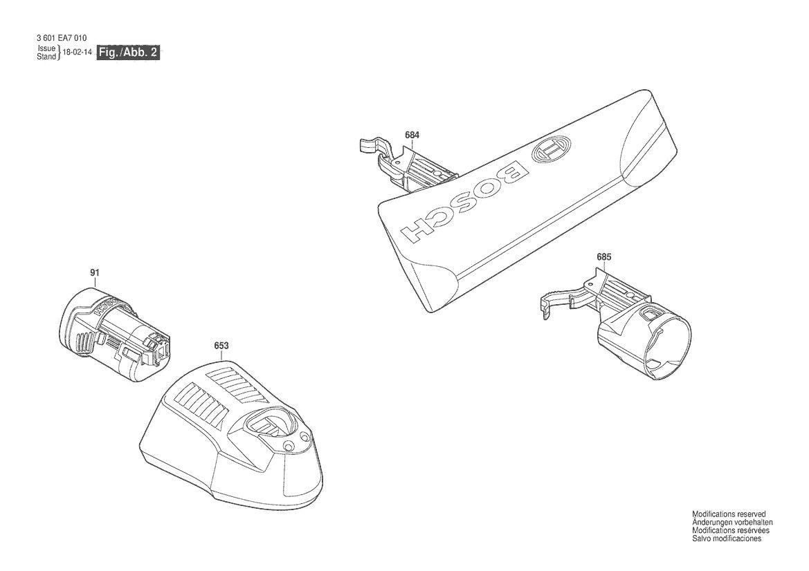 GHO12V08 (3601EA7010) Bosch Planer Bosch Planer Parts Diagram