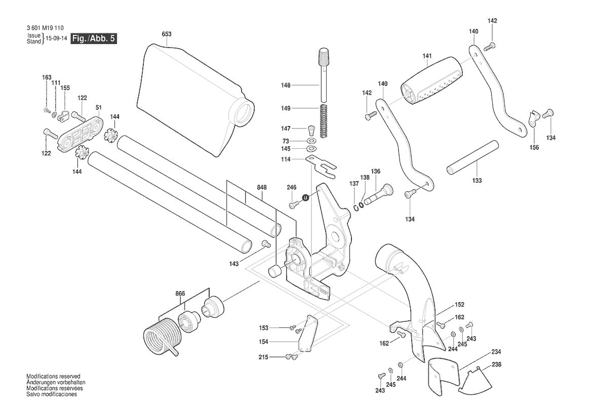 CM8S  Bosch 8-1 Bosch Miter Saw Parts Diagram