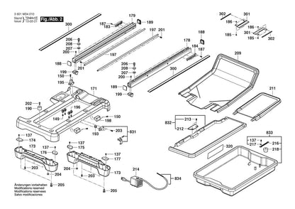 TC10  Bosch 10_ Wet Tile and Stone Saw Bosch Saw Parts Diagram
