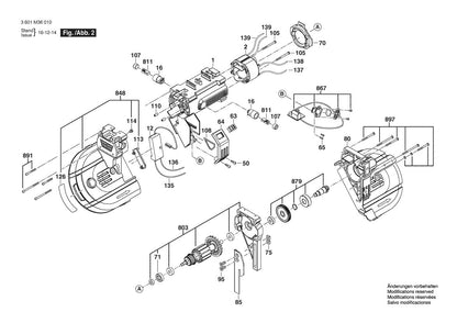 3601M36010 Bosch Saw Parts Diagram