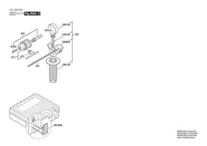 3611BA3030  Bosch Rotary Hammer Bosch Rotary Hammer Parts Diagram