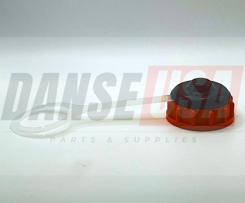 361910020 Tank Cap Assy (Orange) for Multiquip Mikasa MT85HS Jumping Jack Rammer