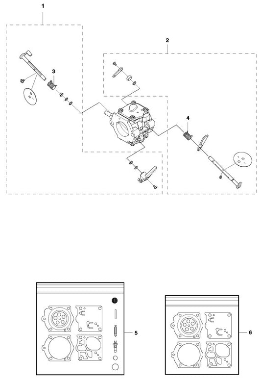 K1270 Carburetor Details Assembly Parts