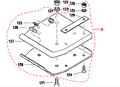 351910130 Foot Assy 265W-215P for Multiquip Mikasa MT60HS Jumping Jack Rammer