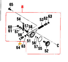 362910060 Throttle Lever Assy for MVH206D Reversible Plate Compactor by Multiquip Mikasa