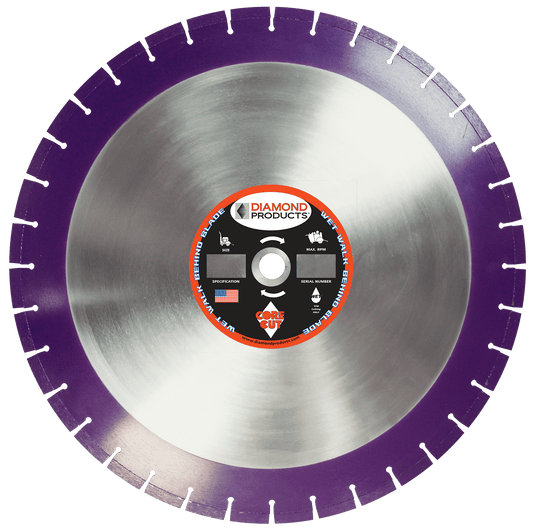 Diamond Products 36811 20 Inch Imperial Purple Cured Concrete Wet Blade 20&quot; X .140&quot;
