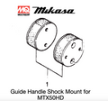 368347630 (1 pc) Shock Absorber  for Multiquip Mikasa MTX50HD Jumping Jack Rammer