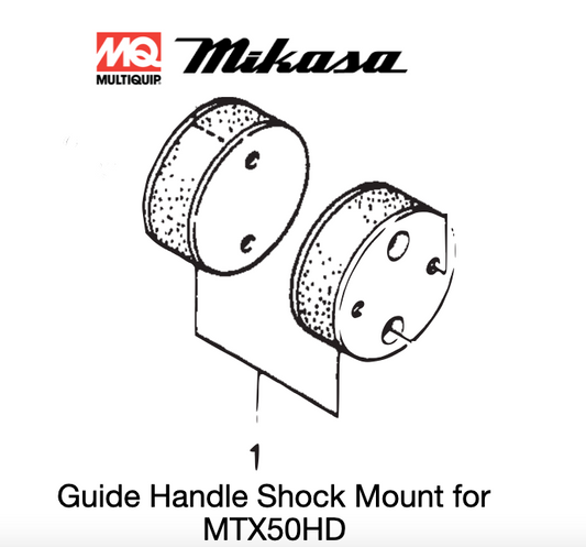 368347630 (1 pc) Shock Absorber  for Multiquip Mikasa MTX50HD Jumping Jack Rammer