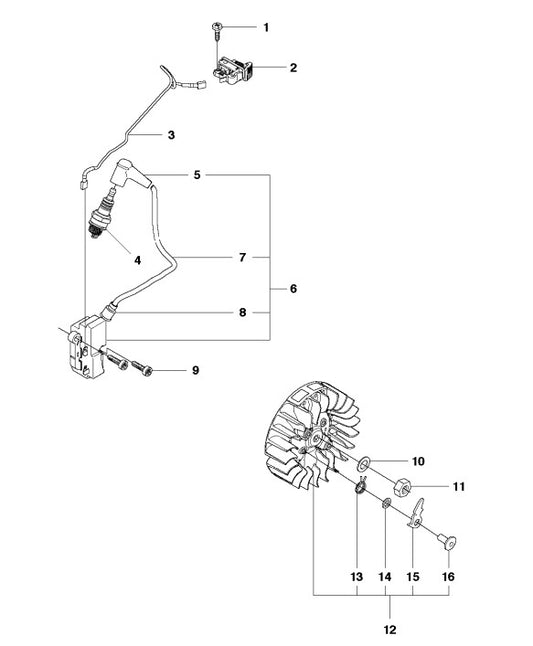 K1270 Ignition System Assembly Parts