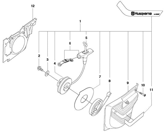 K1270 Starter Assembly Parts