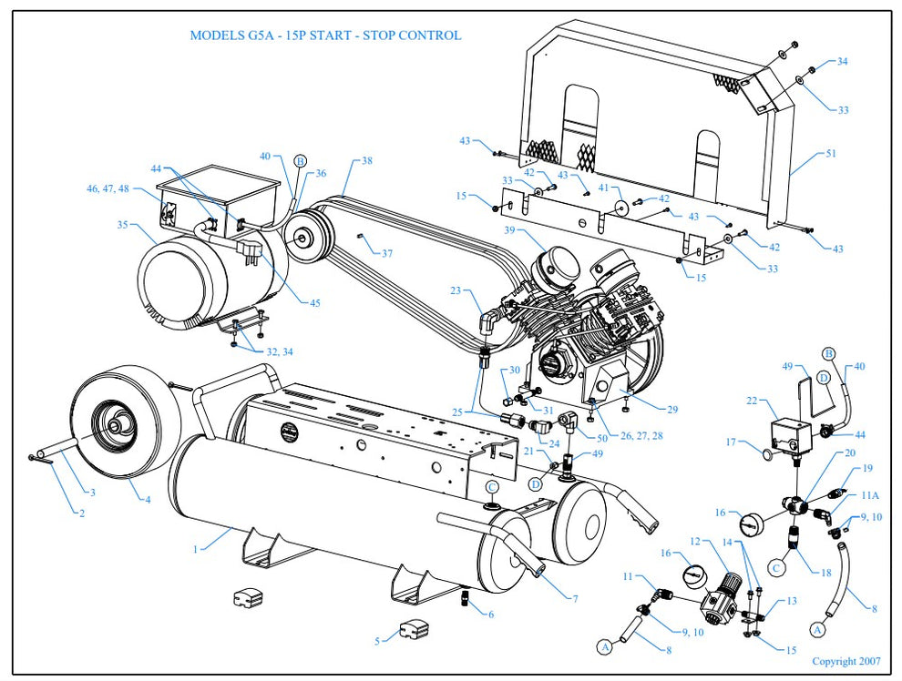 G5A-15P-SSC Assembly Parts By Jenny