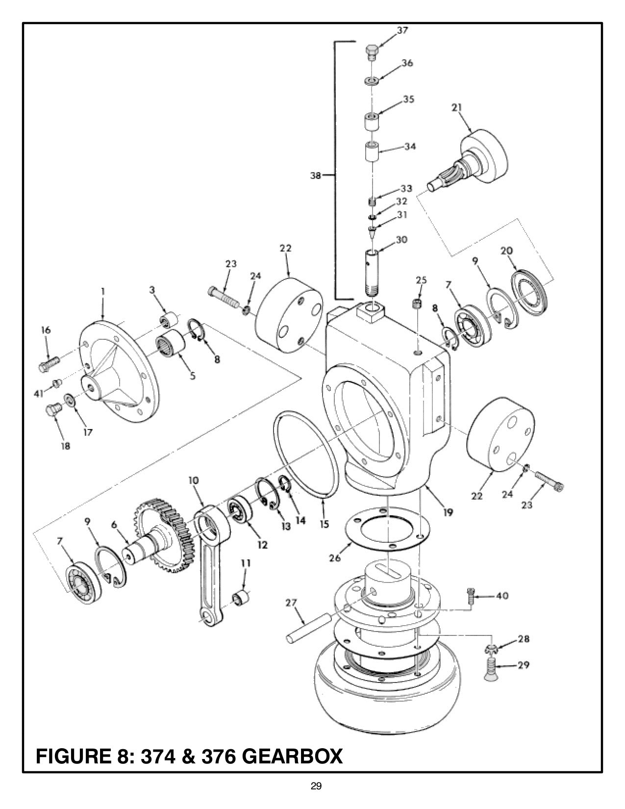374 &amp; 376 Gearbox Parts By MBW