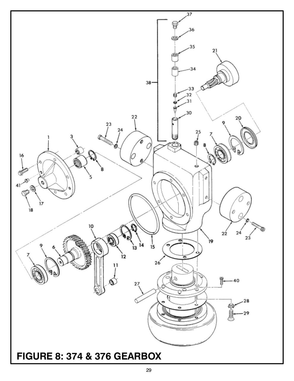 374 &amp; 376 Gearbox Parts By MBW