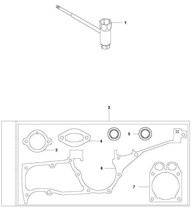 K1270 Tools Assembly Parts by Husqvarna