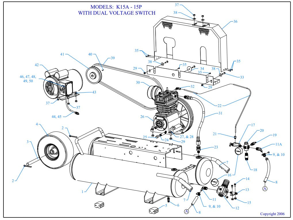 K15A-15P-CRC-DVS Assembly Parts By Jenny
