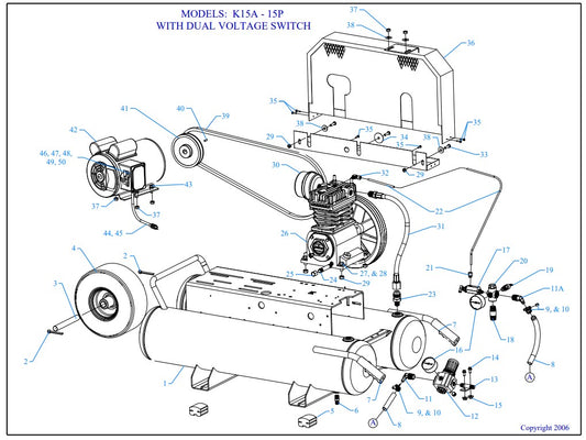 K15A-15P-CRC-DVS Assembly Parts By Jenny
