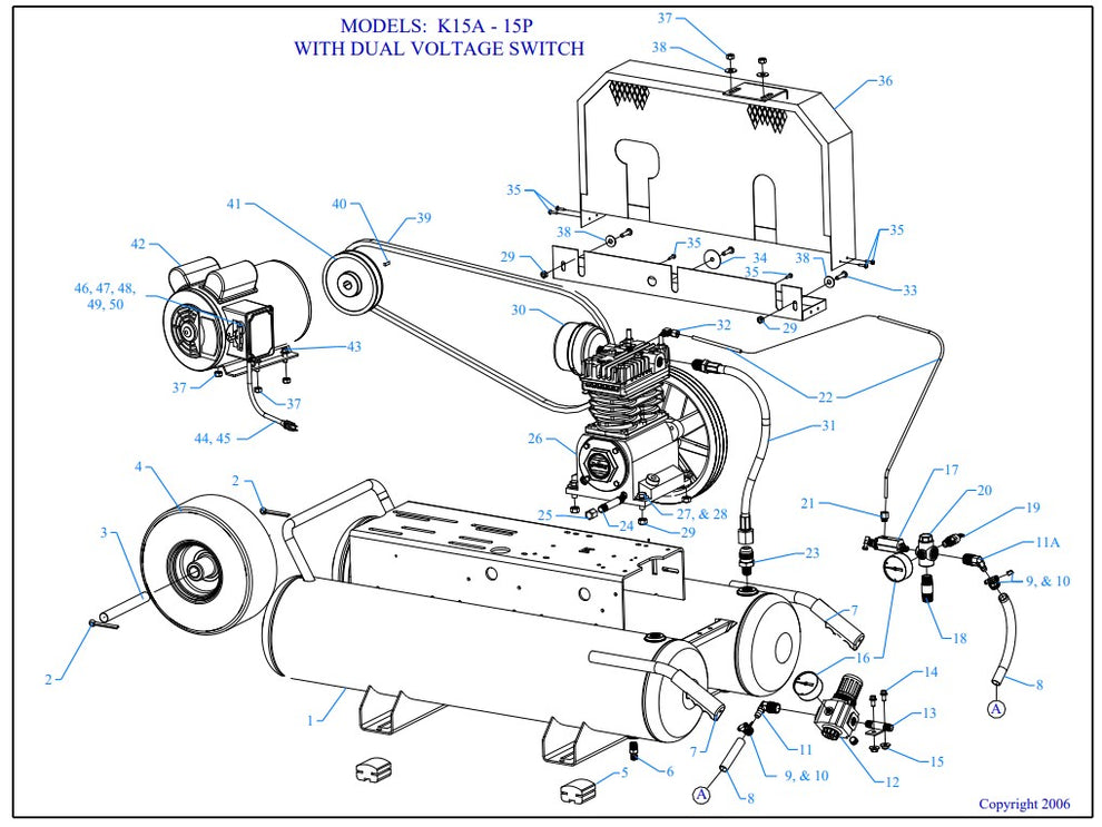 K15A-15P-CRC-DVS Assembly Parts By Jenny
