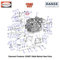 Hose Support Mount 3/8" 2501753 Fits Core Cut CC6571 Walk Behind Saw By Diamond Products
