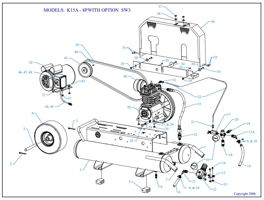 K15A-8P-CRC-SW3 Assembly Parts By Jenny