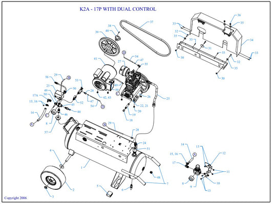 K2A-17P-DCS Assembly Parts By Jenny