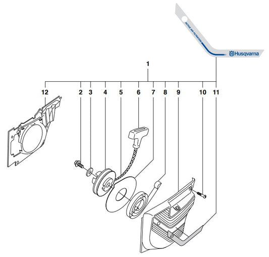 K1250 Starter Assembly Parts