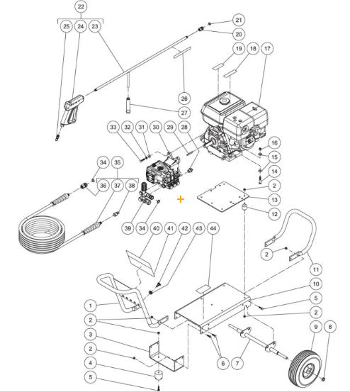 CA-2504-0MRB (sn:10919993-99999999) Frame Assembly Parts By Mi-T-M