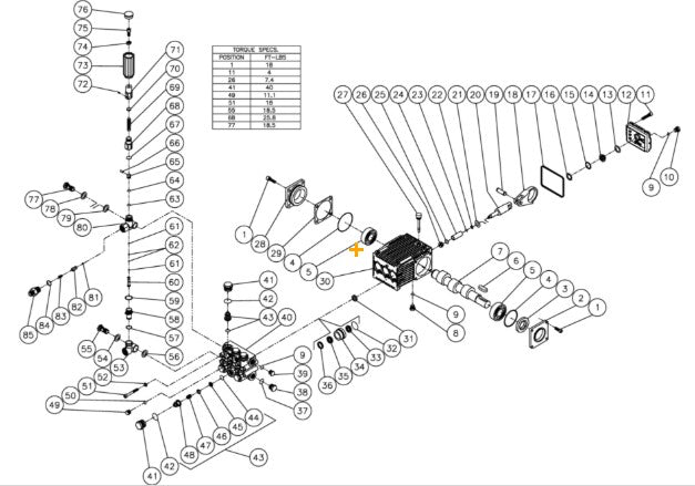 CBA-3504-0MHB (sn:0-10176225) Pump Assembly Parts by Mi-T-M