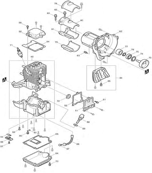 EM4251, EM4251CA 4 Stroke String Trimmer Assembly  Part 3 by Makita