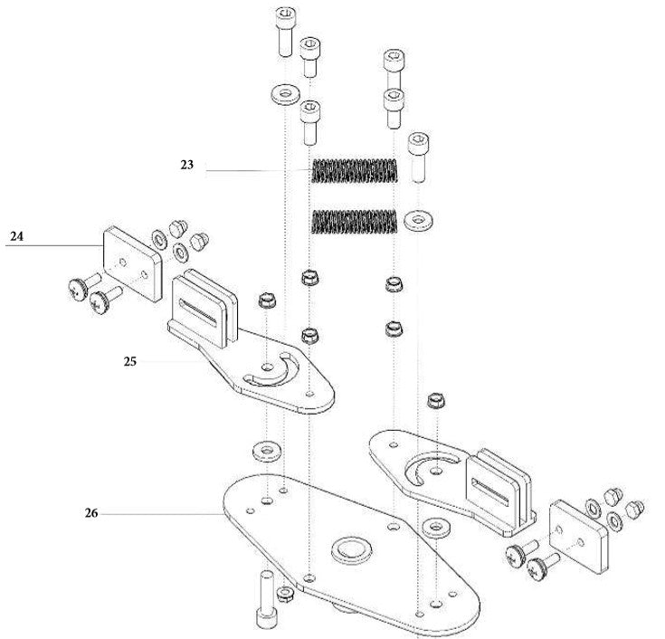 3 Cleaner Parts For CV258B CORE VAC Core Cut By Diamond Products