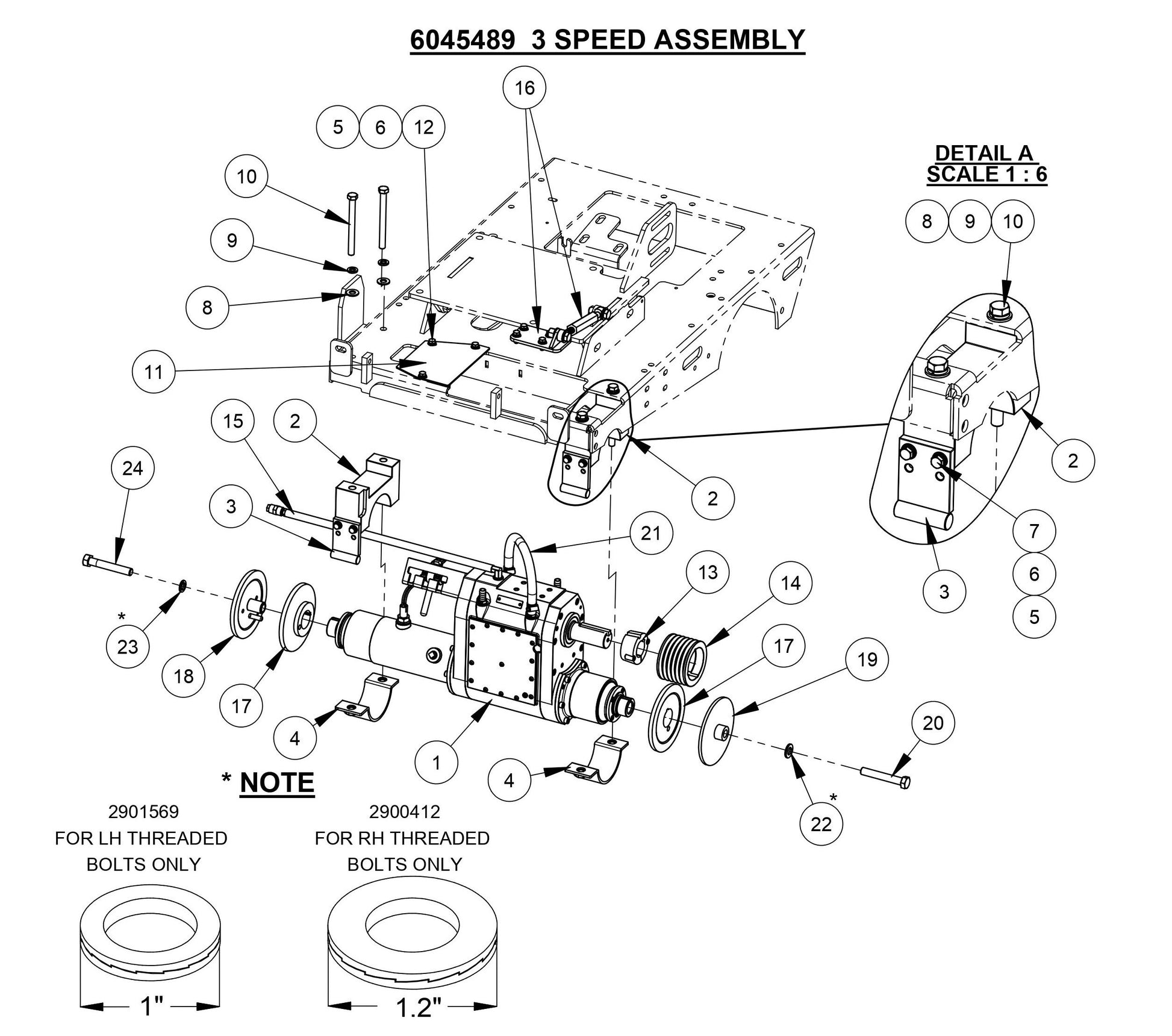 CC4120 /30EXL-3 3 Speed Assembly