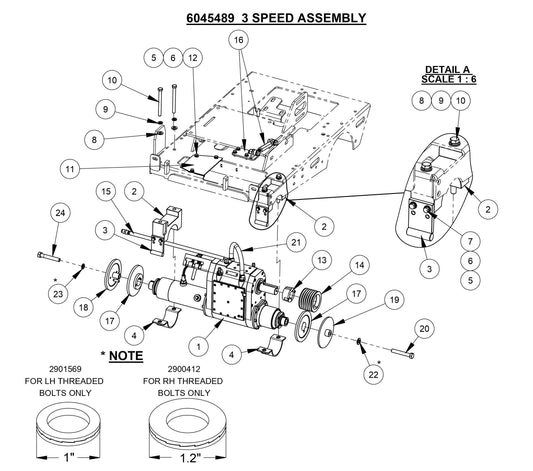 CC4120 /30EXL-3 3 Speed Assembly