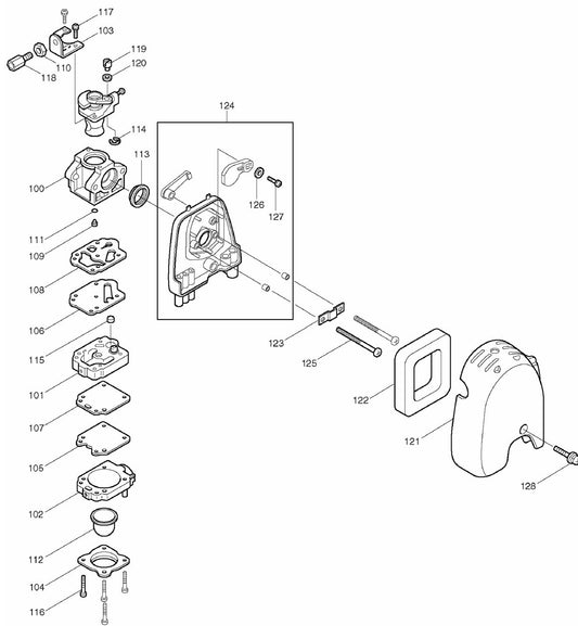 RBC281 String Trimmer Assembly Part 3 by Makita