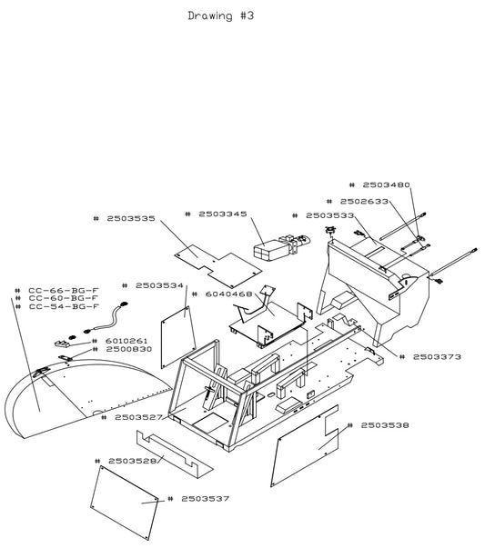 CC-DC-SS Parts List Drawing - 3