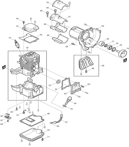 EM4250CA 4 Stroke Brush Cutter Assembly Part 3 by Makita