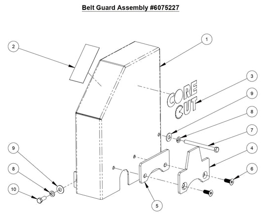CC1507E Belt Guard Assembly 