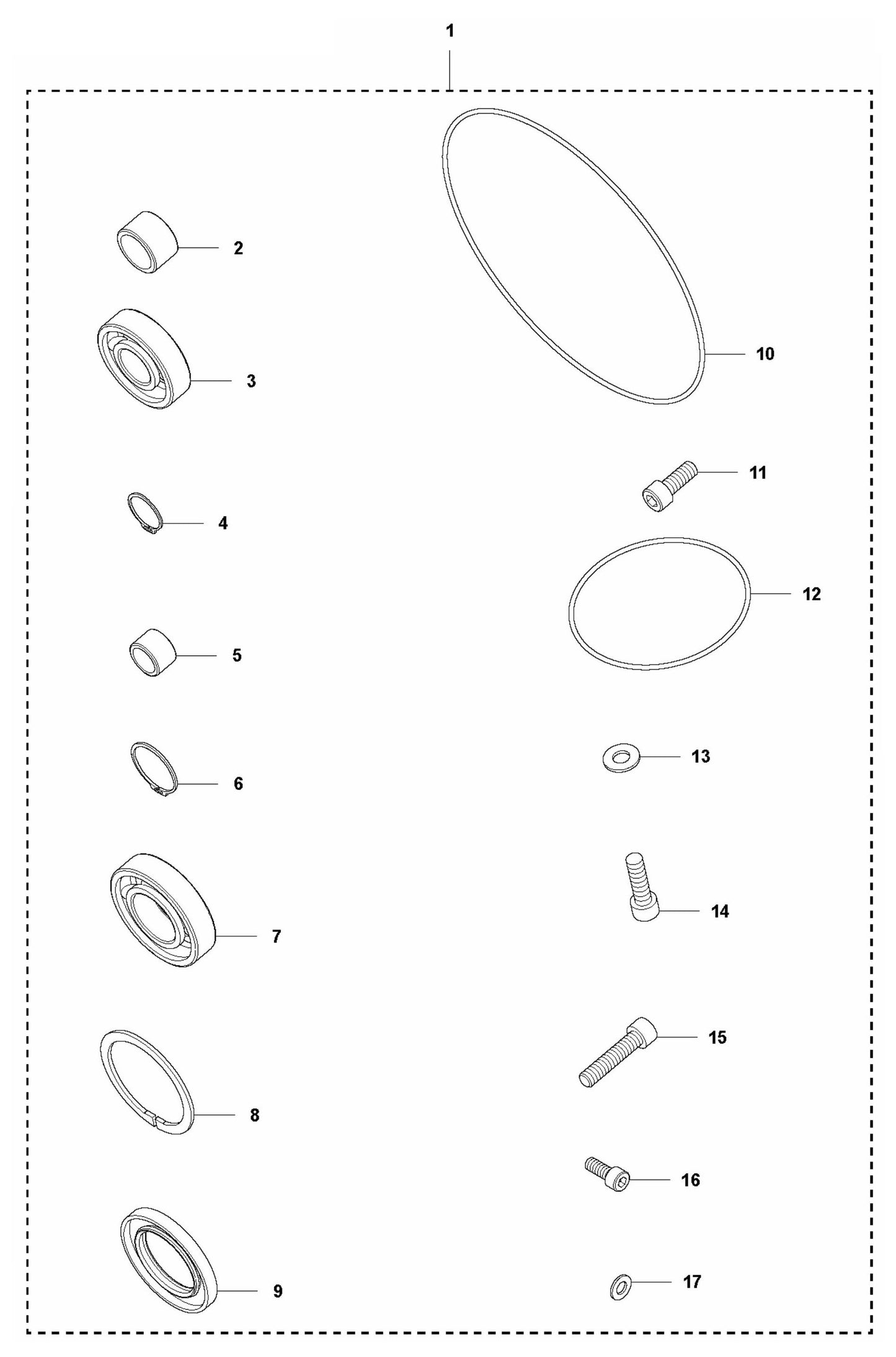 LT 8005 Transmission Repair Kit Assembly Parts by Husqvarna