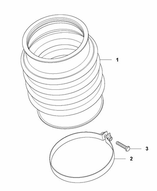 LT 8005 Bellows Repair Kit Assembly Parts by Husqvarna