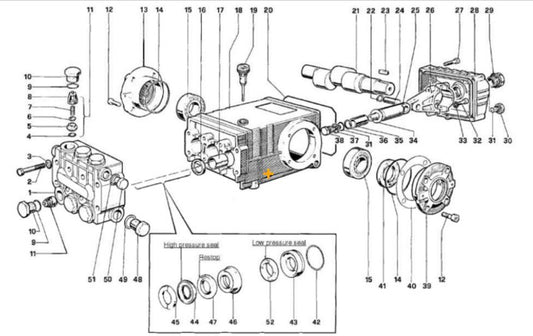 CBA-3504-1MHB (sn:10733132-99999999),CBA-4004-0FHA (sn:0-10734403) Pump Assembly Parts By Mi-T-M