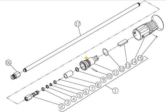 CD-1002-3MUH, CD-1502-3MUH Lance Assembly Parts by MI-T-M