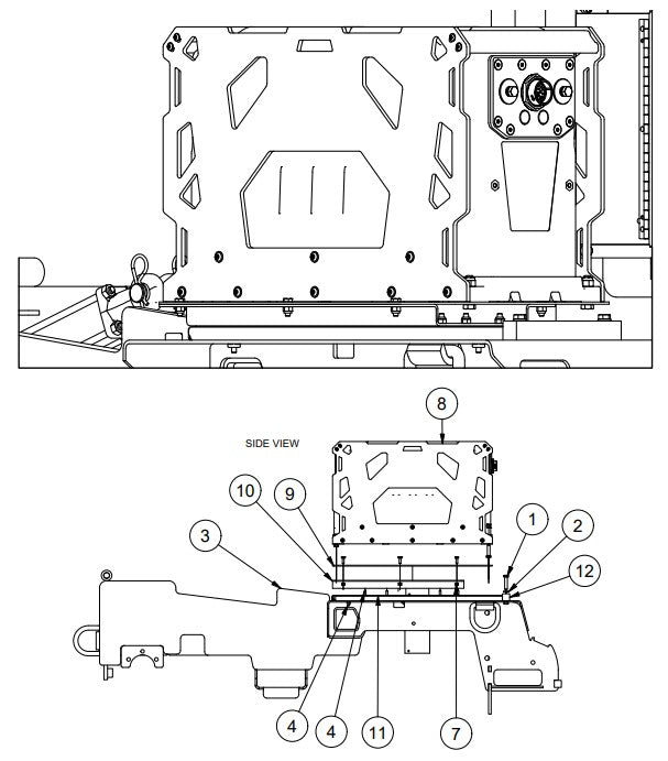 AW16-B Battery Slide Assembly Parts By Allen Engineering