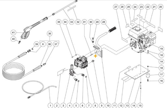 CD-2003-3MHH (sn:0-11063657) Frame Assembly Parts by MI-T-M