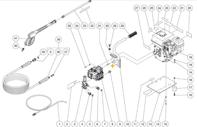 CD-2003-3MHH (sn:0-11063657) Frame Assembly Parts by MI-T-M