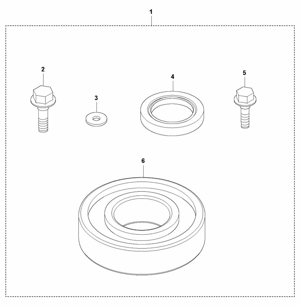 LF 80 LAT Eccentric Element Repair Kit Assembly Parts by Husqvarna