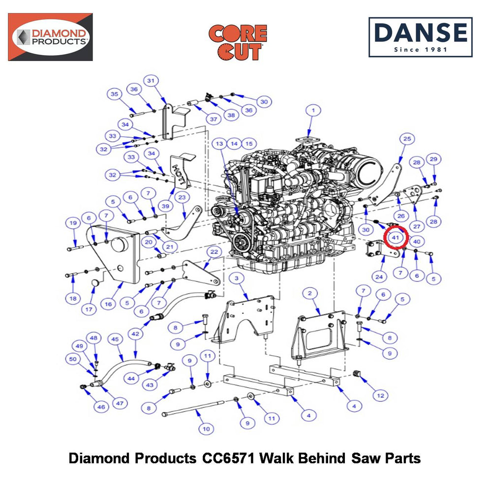 3/8"M.-1/4"F.PIPE Reducer Brass 3200079 Fits Core Cut CC6571 Walk Behind Saw By Diamond Products