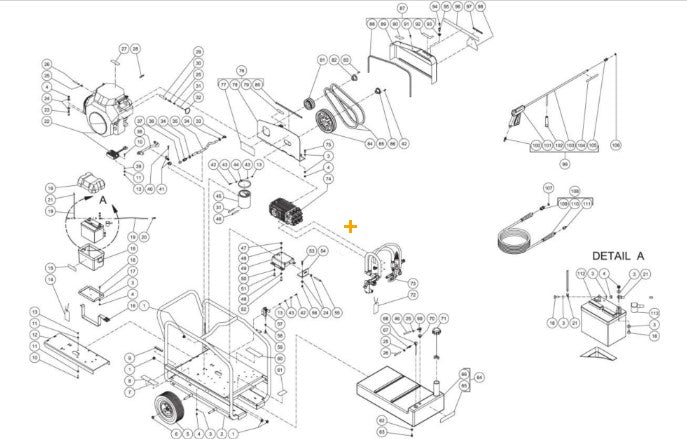 CWC-3008-3MGH (sn:0-10552631) Frame Assembly Parts by Mi-T-M