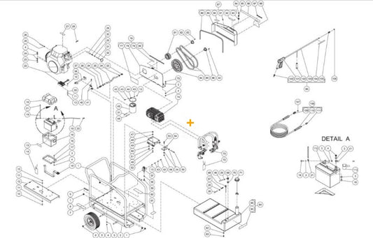 CWC-3008-3MGH (sn:0-10552631) Frame Assembly Parts by Mi-T-M